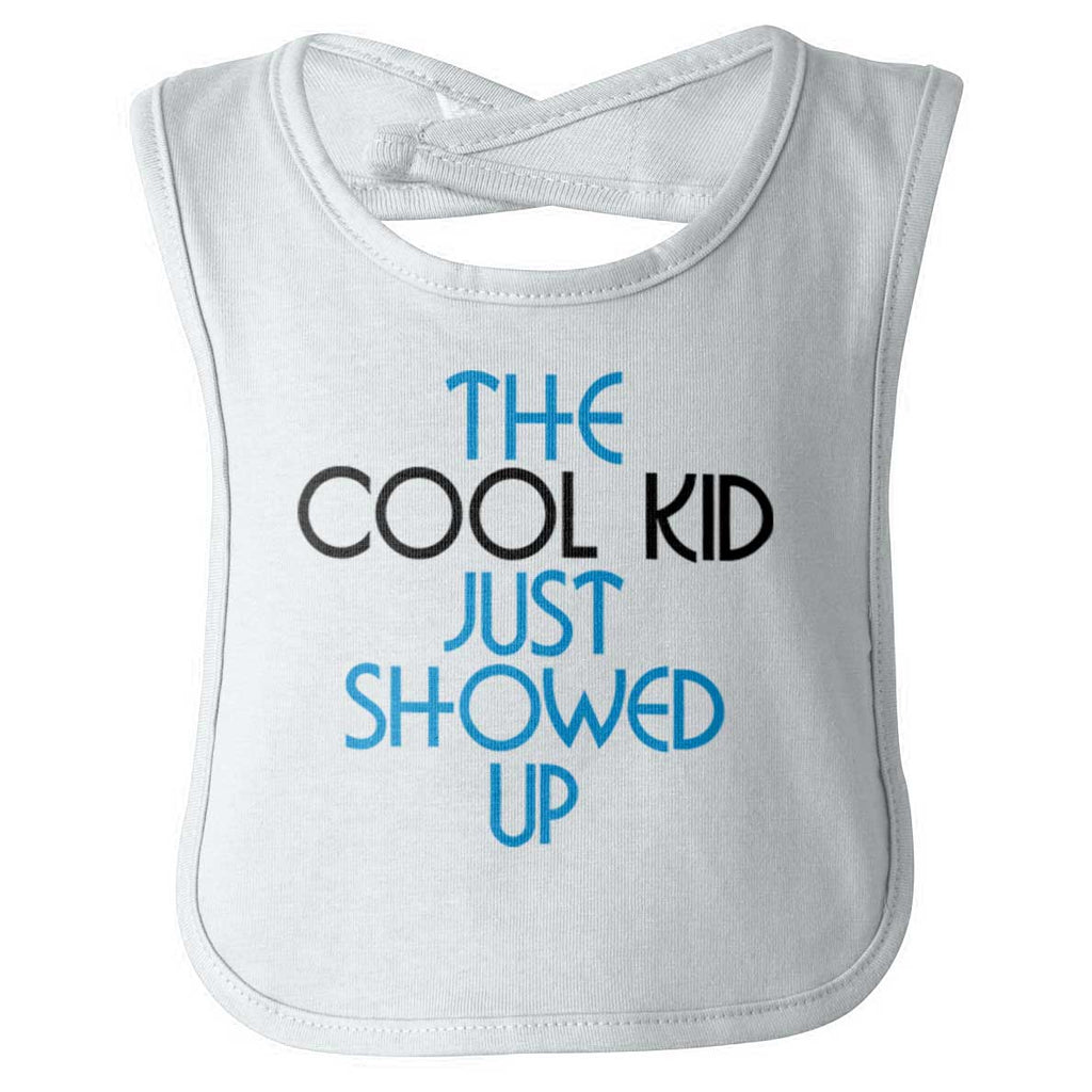 Cool Kid Infant Baby Bib-Direct To Garment Print-Brisco Baby