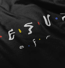 Jesus Christ BFF Romper Bodysuit-Direct To Garment Print-Brisco Baby