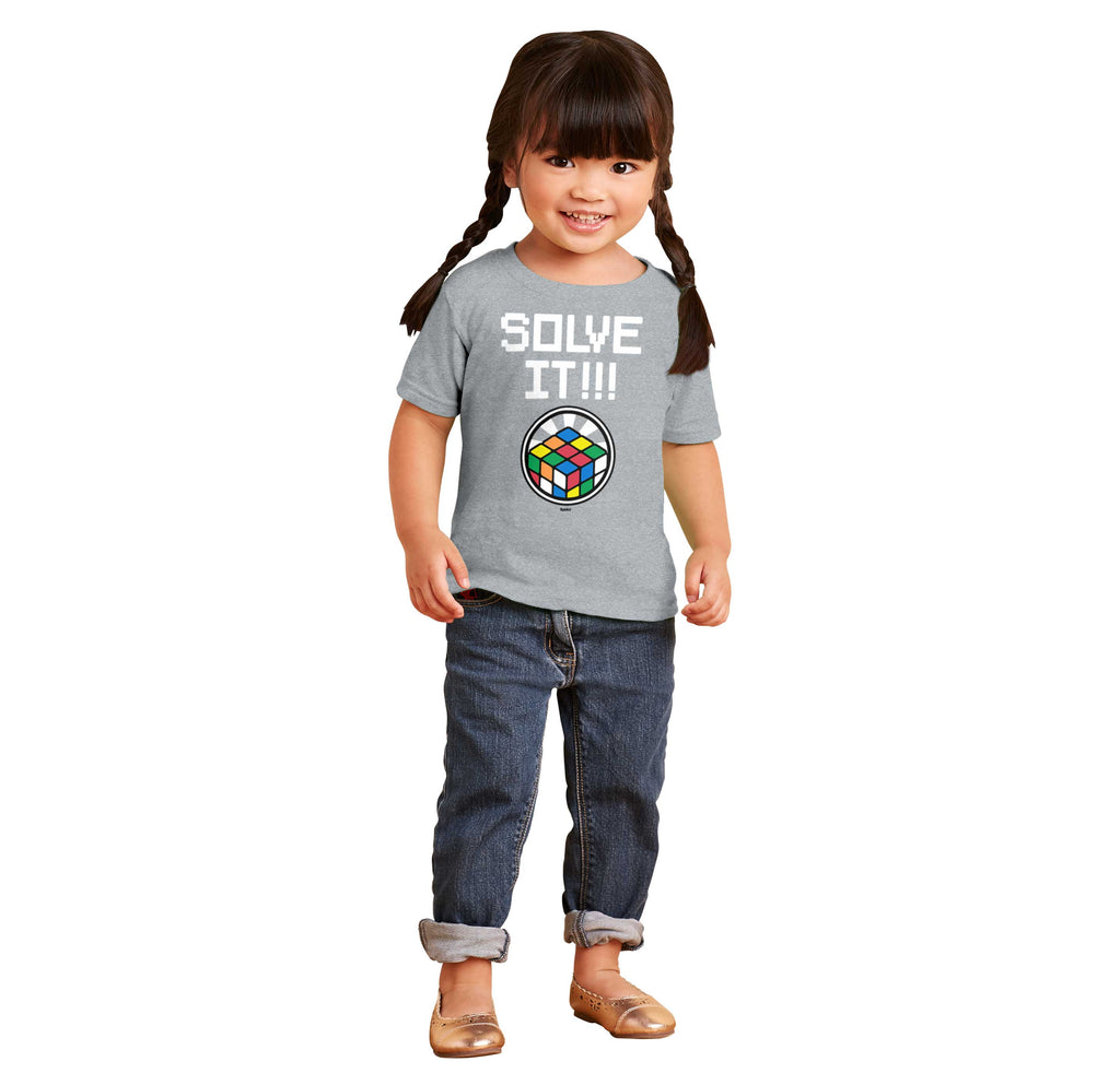 Solve It Infant Toddler T Shirt-Direct To Garment Print-Brisco Baby