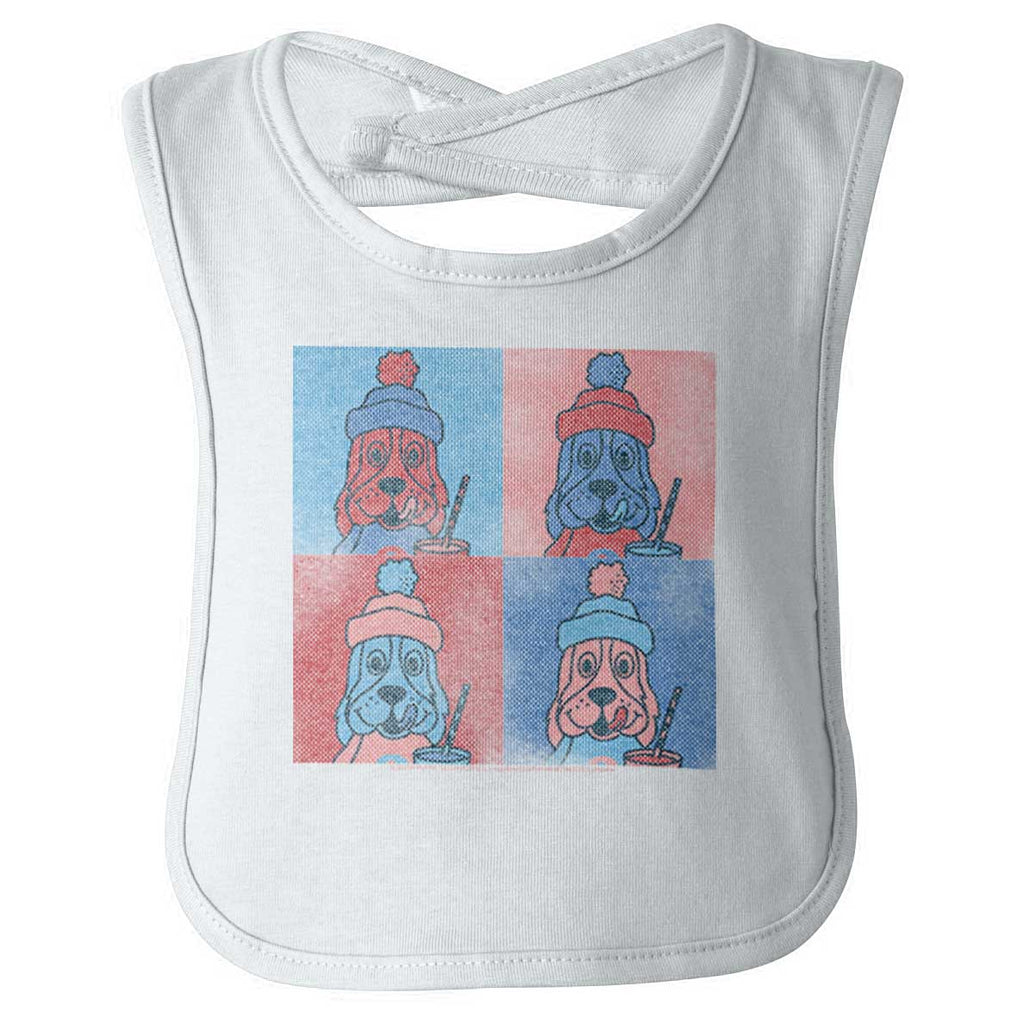 Graphic Slush Infant Baby Bib-Direct To Garment Print-Brisco Baby