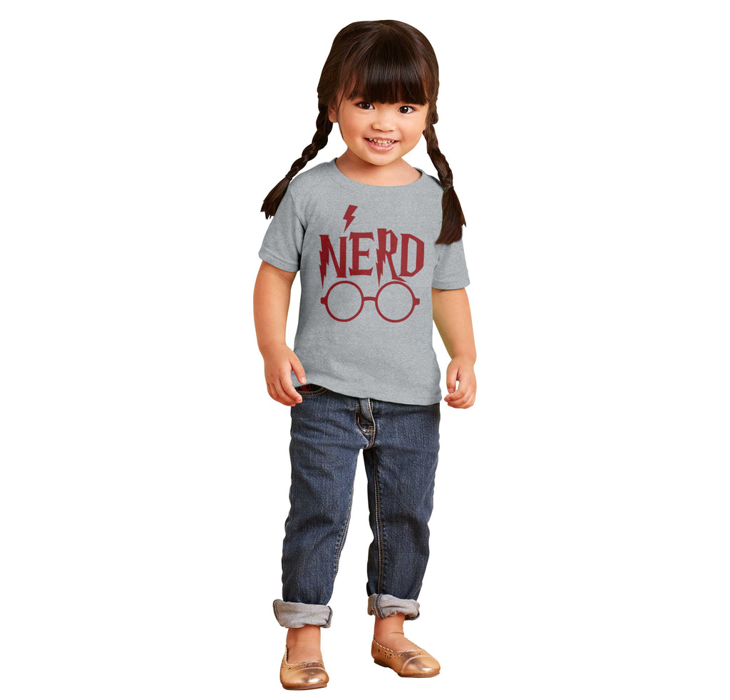 Nerd Harry Potter Infant Toddler T Shirt-Direct To Garment Print-Brisco Baby