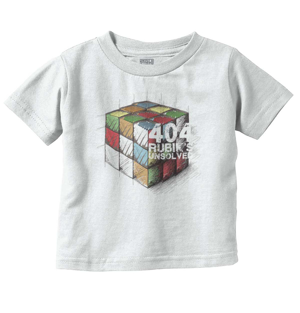 Cube Not Found Infant Toddler T Shirt-Direct To Garment Print-Brisco Baby