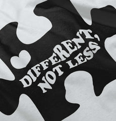 Different Not Less Infant Baby Bib-Direct To Garment Print-Brisco Baby