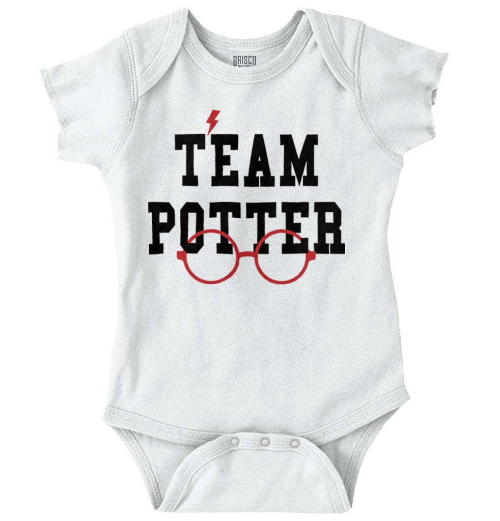 Team Potter Romper Bodysuit-Direct To Garment Print-Brisco Baby