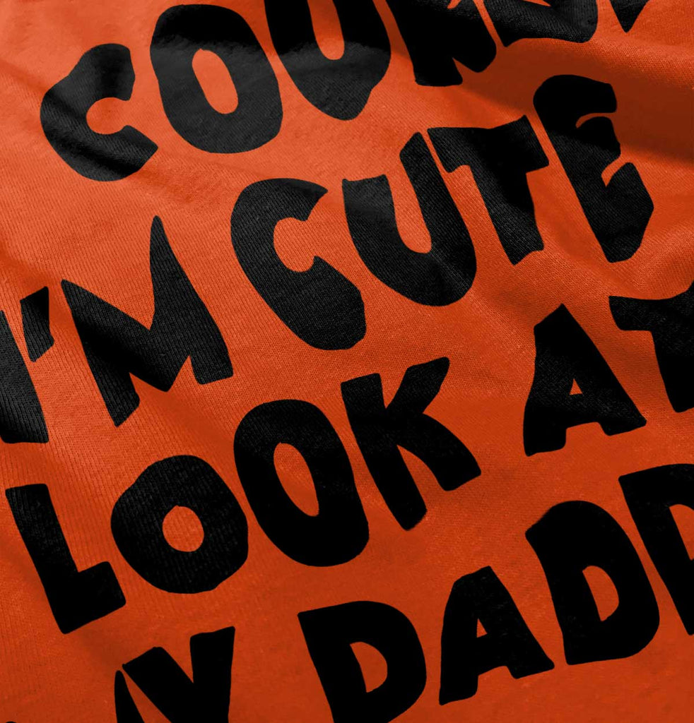 I'm Cute Romper Bodysuit-Direct To Garment Print-Brisco Baby