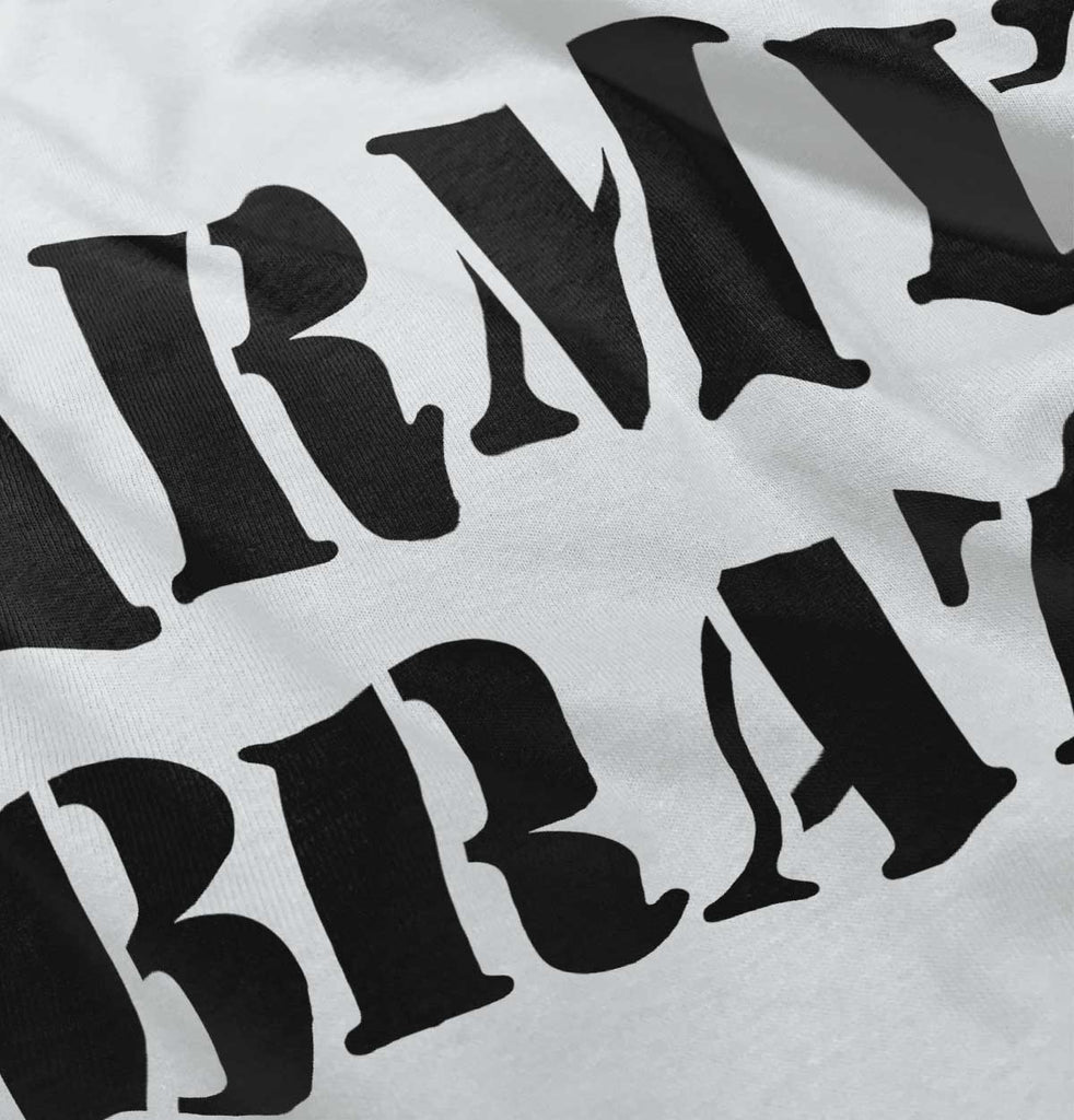 Army Brat Infant Baby Bib-Direct To Garment Print-Brisco Baby