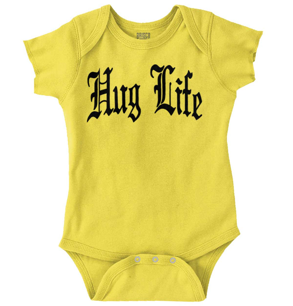 Hug Life Romper Bodysuit-Direct To Garment Print-Brisco Baby