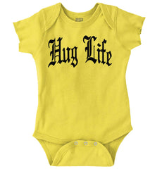Hug Life Romper Bodysuit-Direct To Garment Print-Brisco Baby
