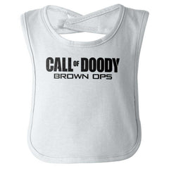 Call Of Doody Infant Baby Bib-Direct To Garment Print-Brisco Baby