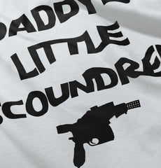 Daddy's Little Scoundrel Infant Toddler T Shirt-Direct To Garment Print-Brisco Baby