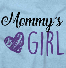 Mommy's Girl Infant Baby Bib-Direct To Garment Print-Brisco Baby