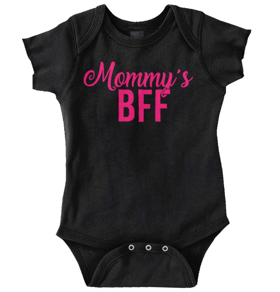 Mommy's BFF Romper Bodysuit-Direct To Garment Print-Brisco Baby
