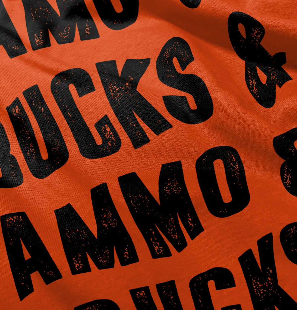 Camo Bucks Ammo Trucks Romper Bodysuit-Direct To Garment Print-Brisco Baby