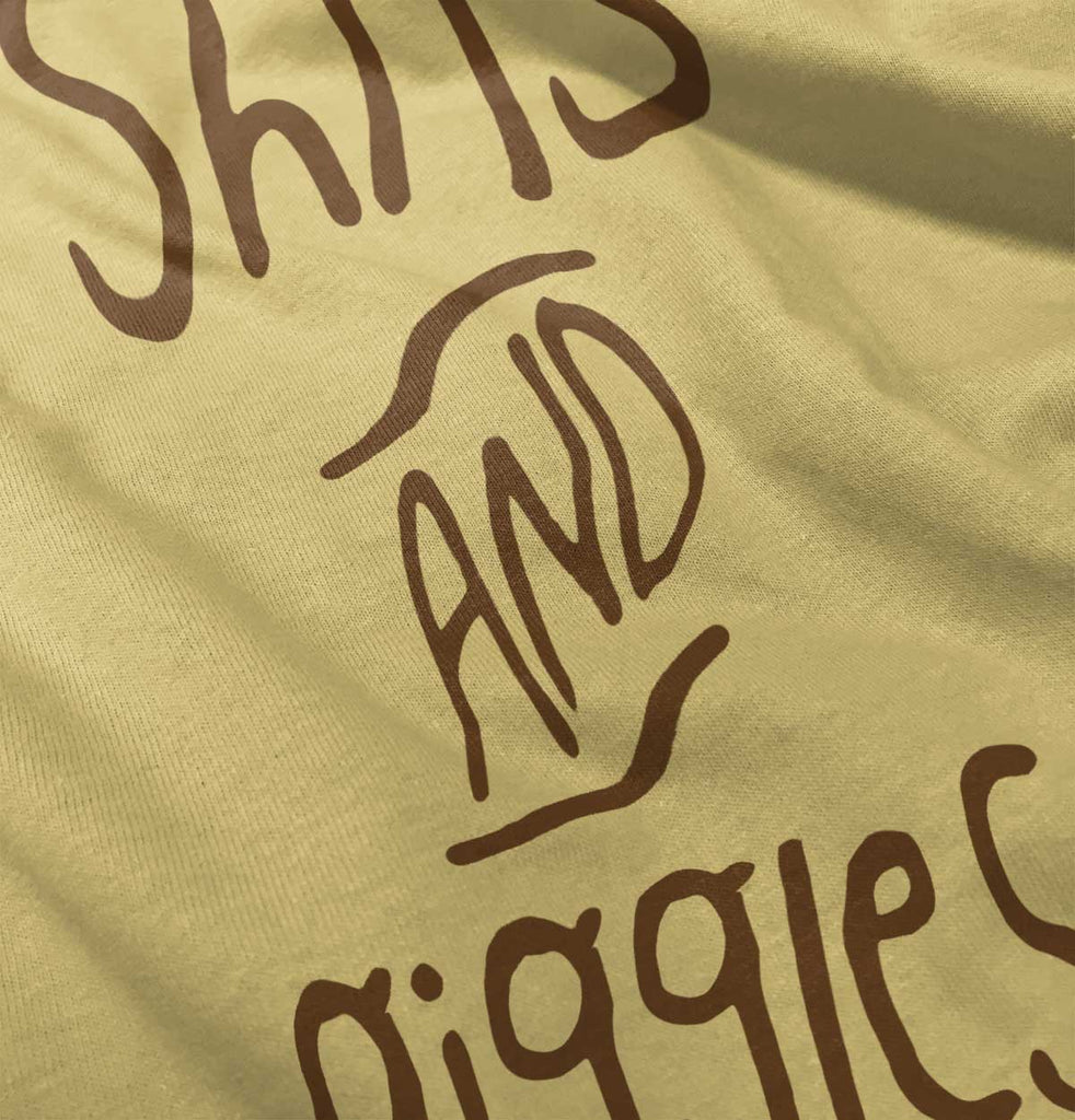 Shits and Giggles Infant Toddler T Shirt-Direct To Garment Print-Brisco Baby