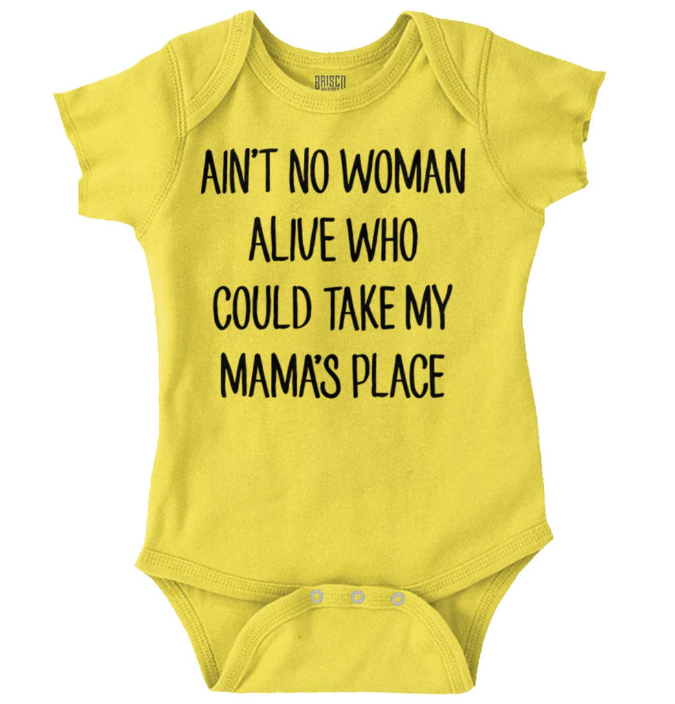 Ain't No Woman Romper Bodysuit-Direct To Garment Print-Brisco Baby