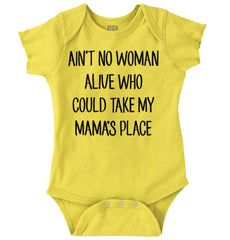Ain't No Woman Romper Bodysuit-Direct To Garment Print-Brisco Baby