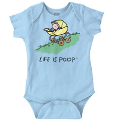 Downhill Stroller Romper-Direct To Garment Print-Brisco Baby