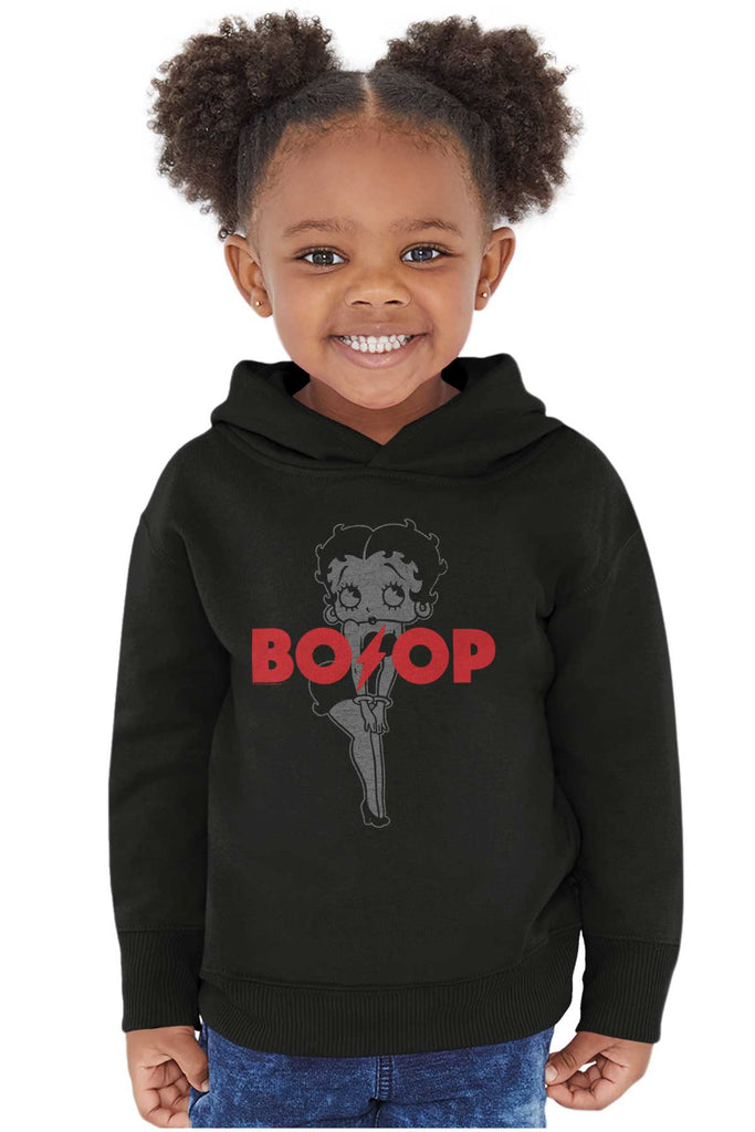 ACDC Boop Toddler Pullover Hoodie-Direct To Garment Print-Brisco Baby