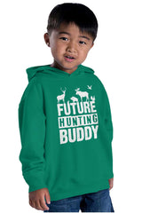Future Deer Hunting Bud Toddler Pullover Hoodie-Direct To Garment Print-Brisco Baby