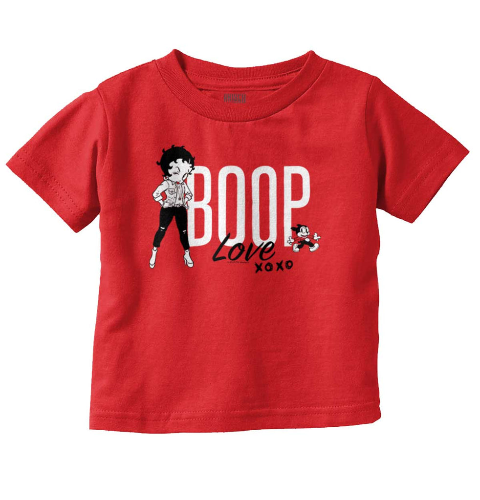 Boop Love Infant Toddler T Shirt-Direct To Garment Print-Brisco Baby
