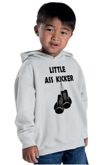 Little Ass Kicker Toddler Pullover Hoodie-Direct To Garment Print-Brisco Baby