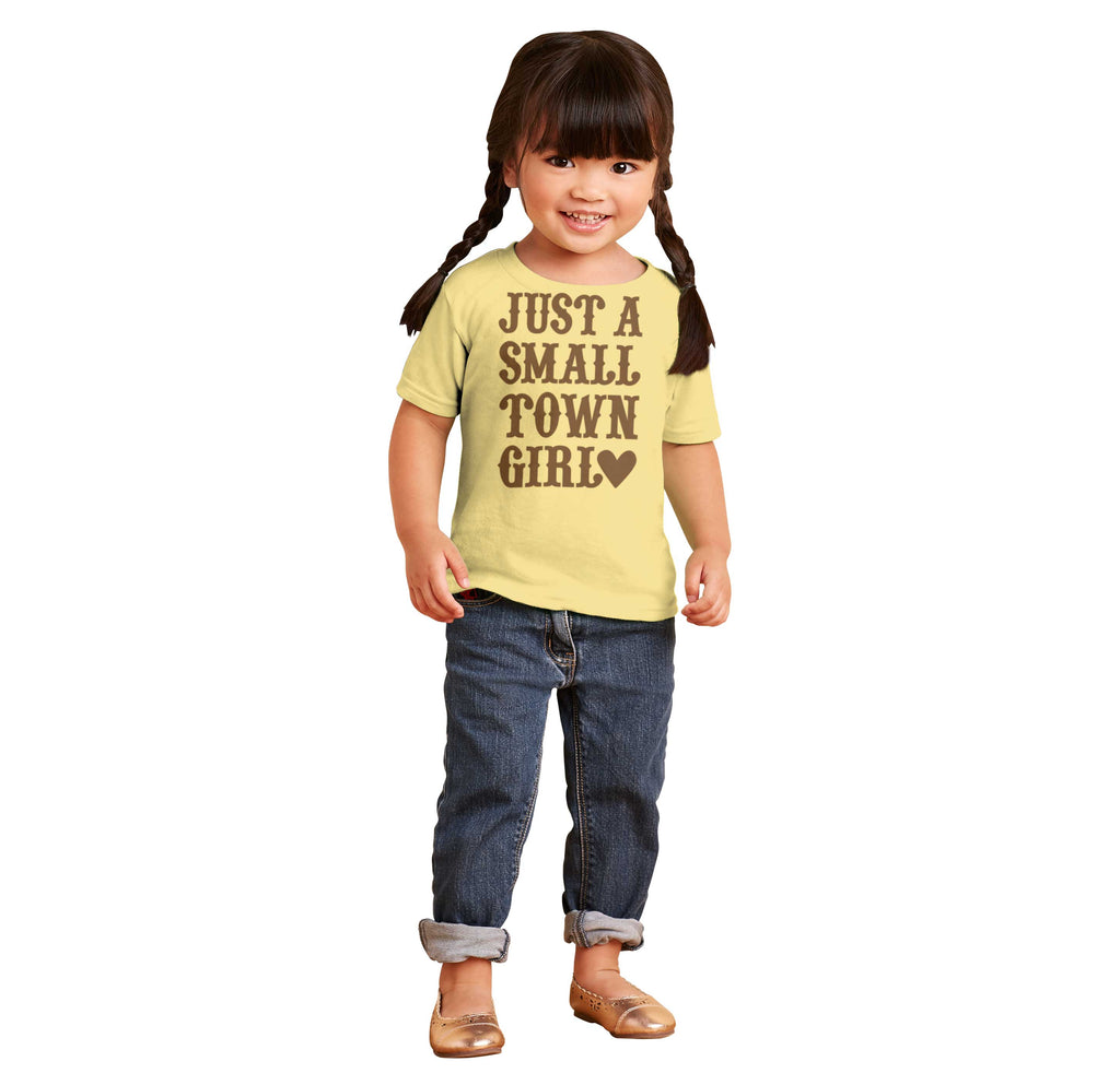 Small Town Girl Infant Toddler T Shirt-Direct To Garment Print-Brisco Baby