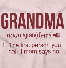 Grandma Baby Ruffled Trim Romper-Direct To Garment Print-Brisco Baby