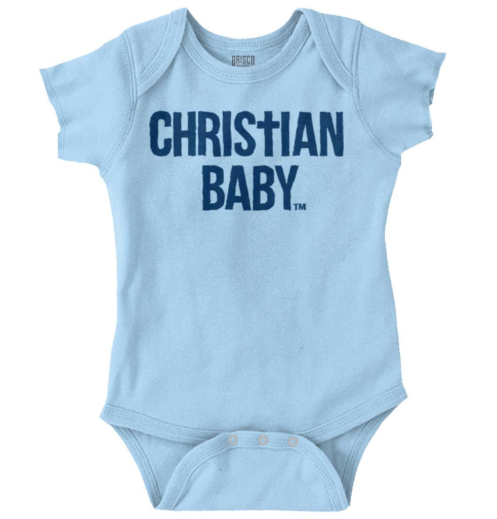 Christian Baby Romper Bodysuit-Direct To Garment Print-Brisco Baby