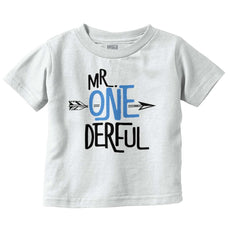 Mr. Onederful Infant Toddler T Shirt-Direct To Garment Print-Brisco Baby