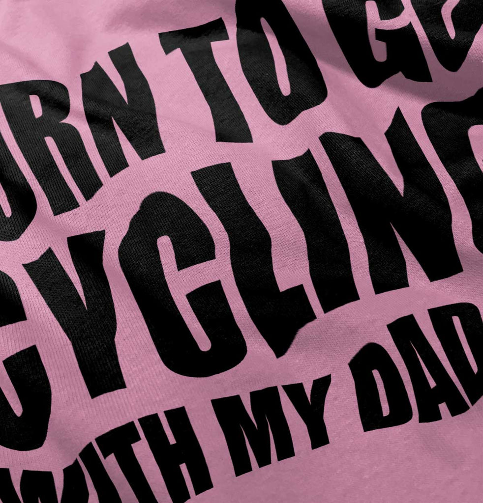 Cycling With Daddy Toddler Baseball-Direct To Garment Print-Brisco Baby