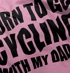 Cycling With Daddy Toddler Baseball-Direct To Garment Print-Brisco Baby