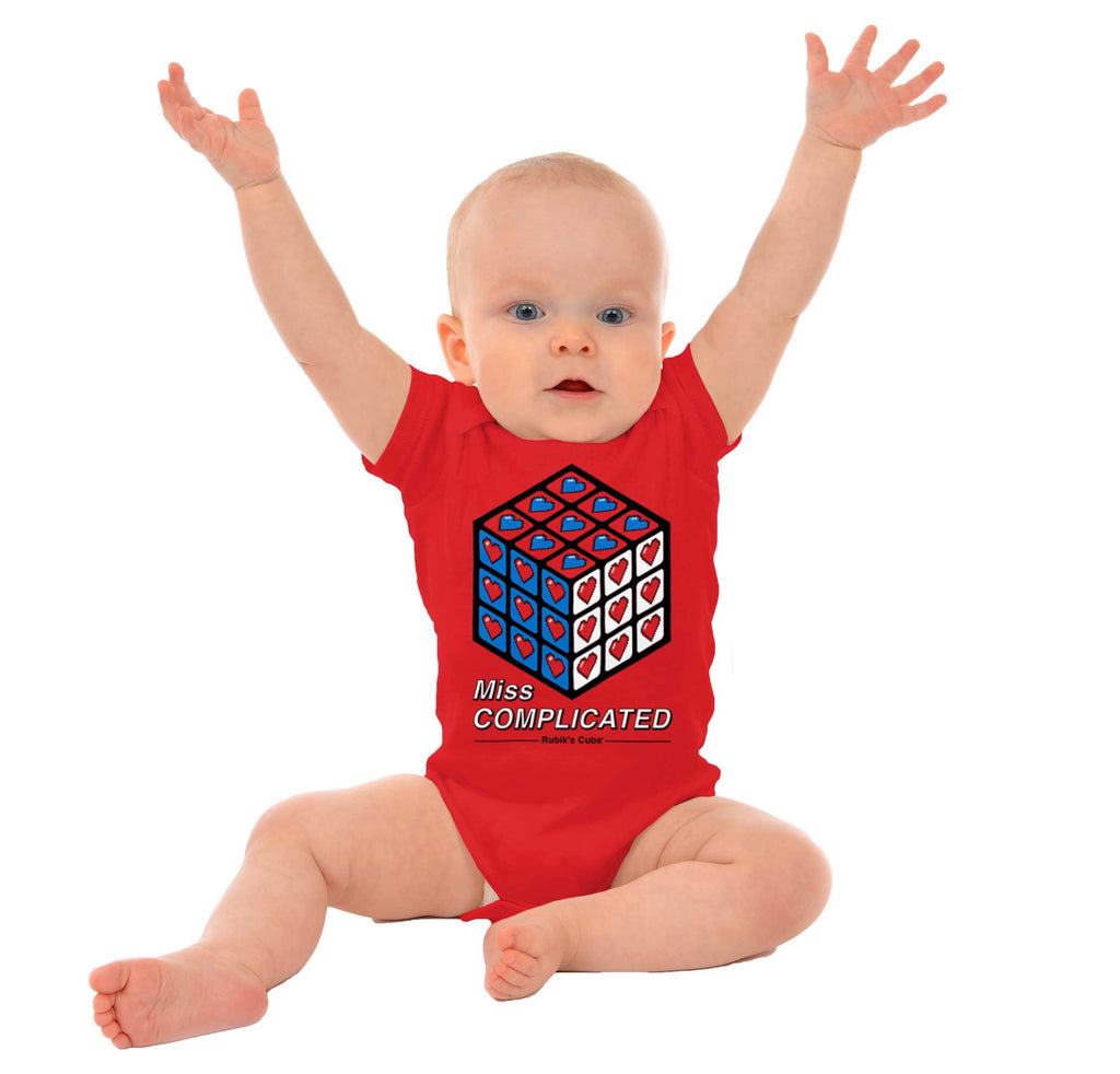 Miss Complicated Romper Bodysuit-Direct To Garment Print-Brisco Baby