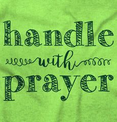 Handle With Prayer Romper Bodysuit-Direct To Garment Print-Brisco Baby