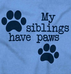 Siblings have paws Toddler Baseball-Direct To Garment Print-Brisco Baby