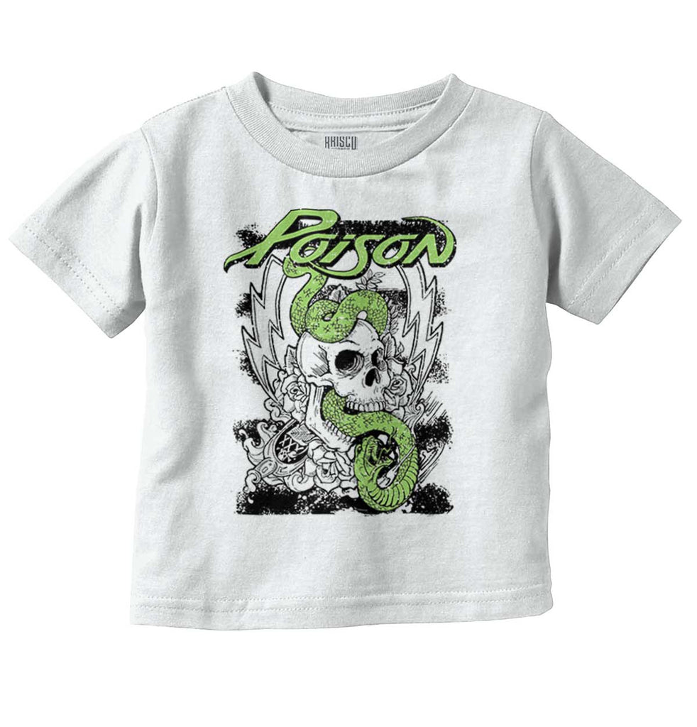 Graphic Poison Infant Toddler T Shirt-Direct To Garment Print-Brisco Baby
