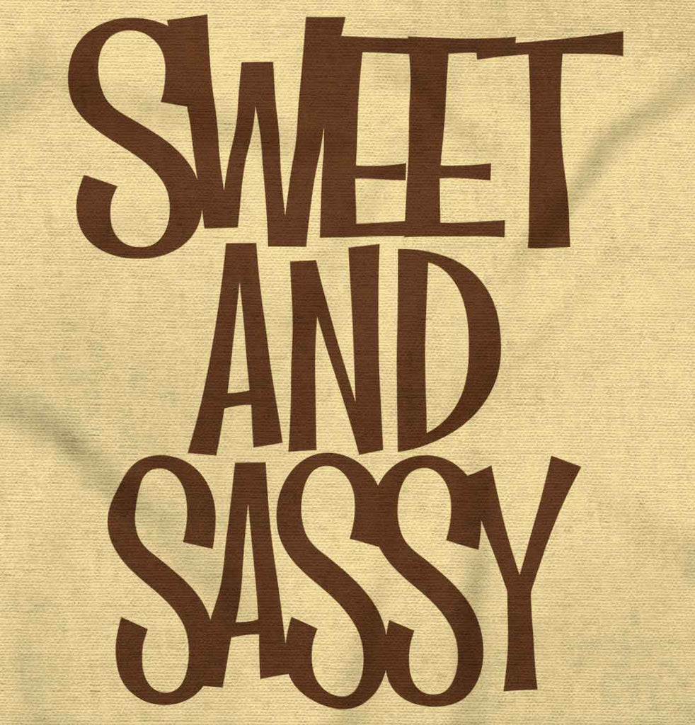 Sweet and Sassy Romper Bodysuit-Direct To Garment Print-Brisco Baby