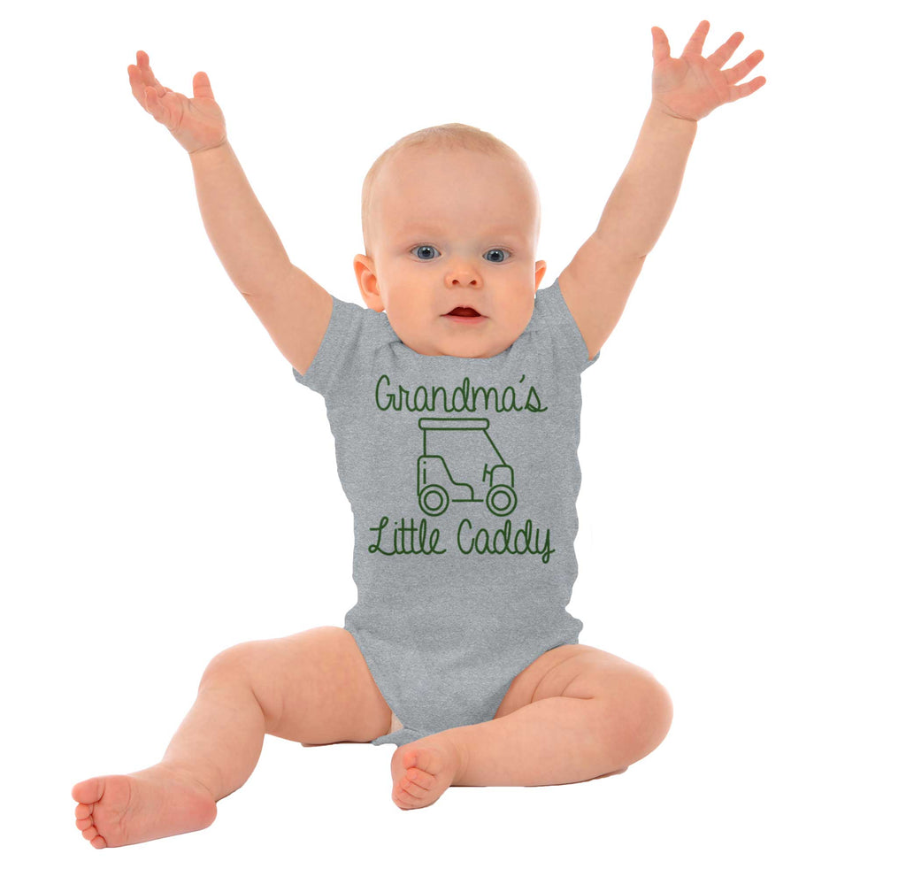 Grandma's Little Caddy Romper Bodysuit-Direct To Garment Print-Brisco Baby