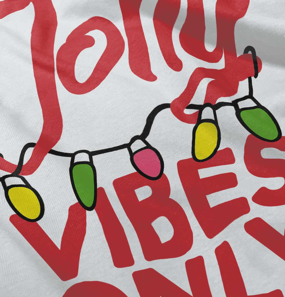 Jolly Vibes Only Infant Baby Bib-Direct To Garment Print-Brisco Baby