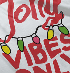 Jolly Vibes Only Infant Baby Bib-Direct To Garment Print-Brisco Baby