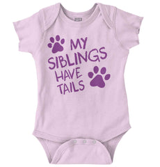 My Siblings Have Tai Romper Bodysuit-Direct To Garment Print-Brisco Baby