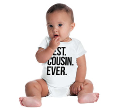 Best Cousin Ever Romper Bodysuit-Direct To Garment Print-Brisco Baby