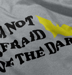 Afraid of Dark Infant Toddler T Shirt-Direct To Garment Print-Brisco Baby
