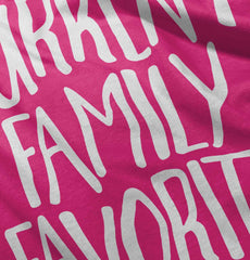 Family Favorite Toddler Ruffle Bottom Tee-Direct To Garment Print-Brisco Baby