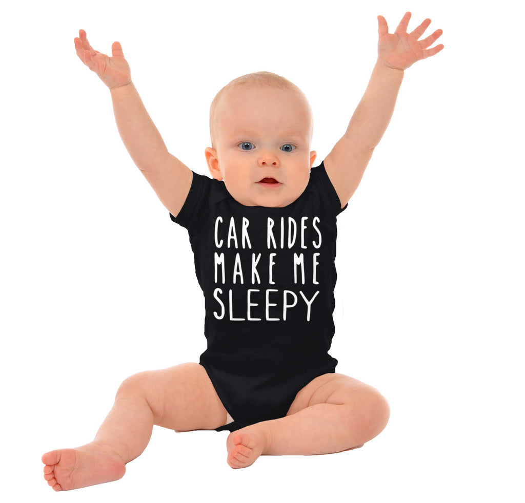 Car Rides Romper Bodysuit-Direct To Garment Print-Brisco Baby