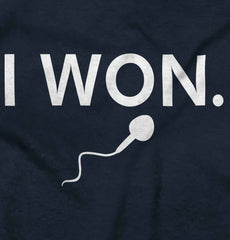 Won The Race Infant Toddler T Shirt-Direct To Garment Print-Brisco Baby