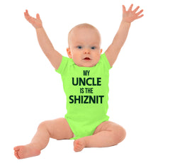 Uncle Shiznit Romper Bodysuit-Direct To Garment Print-Brisco Baby