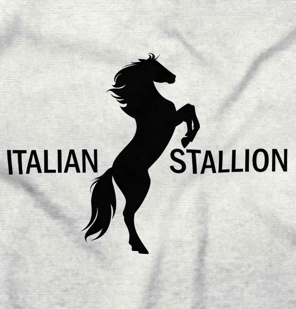 Italian Stallion Infant Toddler T Shirt-Direct To Garment Print-Brisco Baby