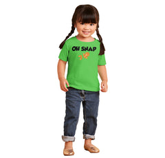 Oh Snap Gingerbread Infant Toddler T Shirt-Direct To Garment Print-Brisco Baby