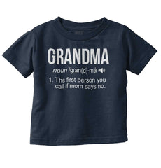 Grandma Infant Toddler T Shirt-Direct To Garment Print-Brisco Baby