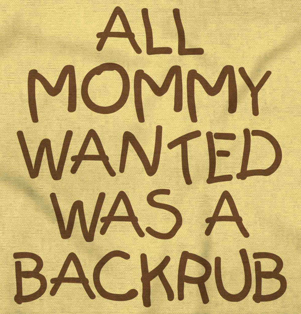 Backrub Infant Toddler T Shirt-Direct To Garment Print-Brisco Baby